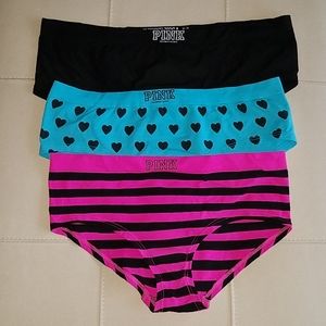 Pink VS hipster panties